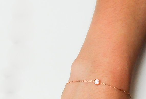 Luxury Jewelry 2017/2018 : Delicate birthstone bracelet….