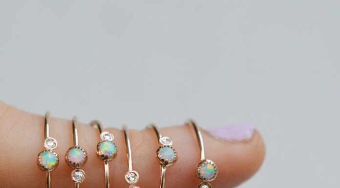 Luxury Jewelry 2017/2018 : DIamond and Opal Sweetheart Ring | La Kaiser – Simplistic & Unique Hand Crafted Jewelry