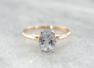 Luxury Jewelry 2017/2018 : Fine Pale Lavender Sapphire #Ring in Rose Gold….