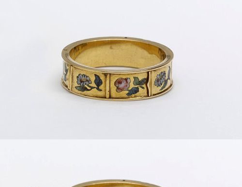 Luxury Jewelry 2017/2018 : French ring with hidden love messages, 1830-1860…
