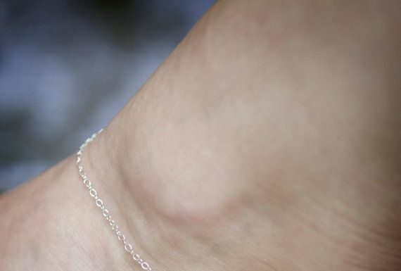 Luxury Jewelry 2017/2018 : Hammered Heart Ankle Bracelet Gold Filled by SimplySweetStudio, $25.00…