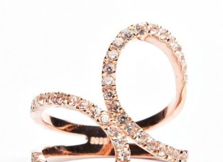 Luxury Jewelry 2017/2018 : Infinity Ring – Rose & White Gold size 6…