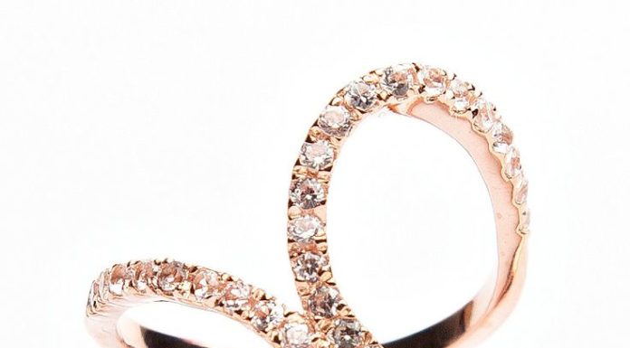Luxury Jewelry 2017/2018 : Infinity Ring – Rose & White Gold size 6…