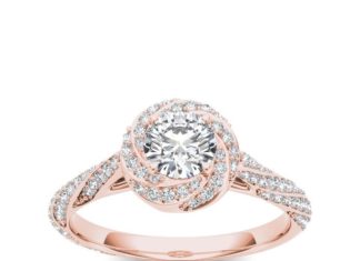 Luxury Jewelry 2017/2018 : <li>White diamond engagement ring</li> <li>14k rose gold jewel…