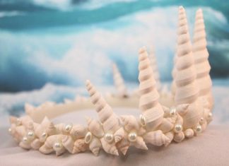 Luxury Jewelry 2017/2018 : Mermaid twisted seashells and pearls beach Wedding by BigSkyCharm