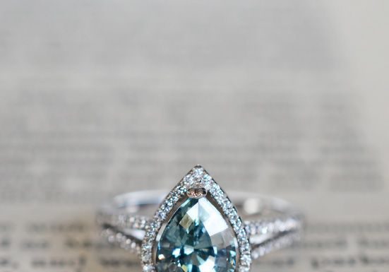 Luxury Jewelry 2017/2018 : Montana Sapphire in 18k white gold & diamond setting J ALBRECHT DESIGNS…