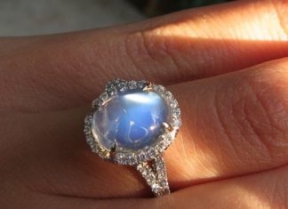 Luxury Jewelry 2017/2018 : Moonstone and Diamond Ring – Image by star sparkle…