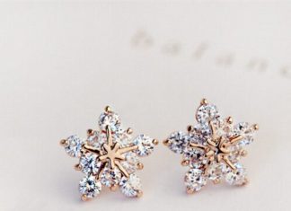 Luxury Jewelry 2017/2018 : Rhodium Plated Twinkling Star Earri..