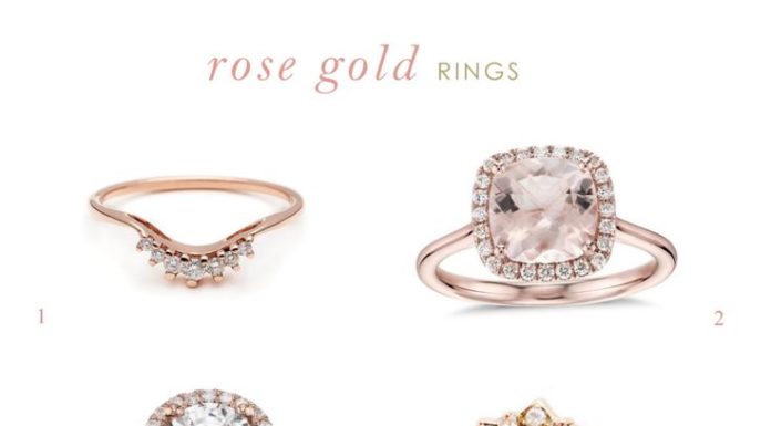 Luxury Jewelry 2017/2018 : Rose Gold Engagement Rings…