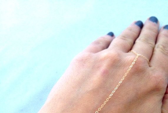 Luxury Jewelry 2017/2018 : Ruby Gemstone Slave Bracelet 14k Gold on Etsy, $38.00…
