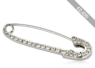Luxury Jewelry 2017/2018 : Sylvie Corbelin Paris Women Safety Pin Shaped Pin With Diamonds…
