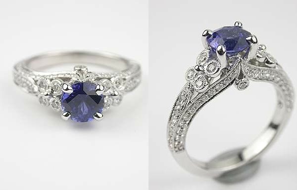 Luxury Jewelry 2017/2018 : Timeless Beauty: Antique Style Engagement Rings