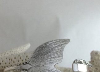 Luxury Jewelry 2017/2018 : TO PRE-ORDER Sterling Silver Mermaid Tail Spoon Cuff/Bangle Bracelet