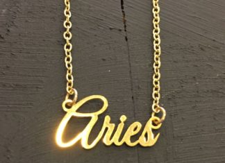 Luxury Jewelry 2017/2018 : Zodiac Script Necklaces