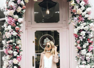 Street Style : Emily Luciano has the perfect spring palette here, in shades of…