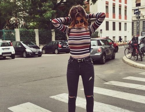 Street Style : streetstyleplatform:Black Skinny Jeans