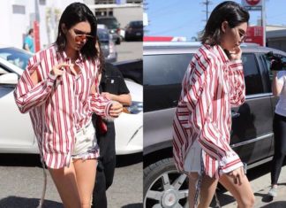Street Style : streetstyleplatform:
Red Striped Blouse