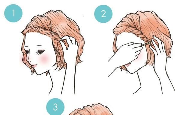 Trendy Hair Style : 20 Tutoriels de Bases Pour Cheveux Courts et Mi-longs