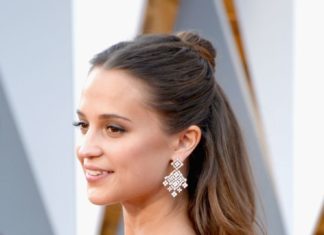 Trendy Hair Style : Alicia Vikander at the 2016 Oscars