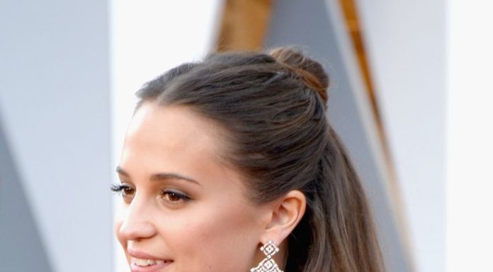 Trendy Hair Style : Alicia Vikander at the 2016 Oscars