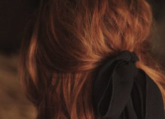 Trendy Hair Style : bow in hair…