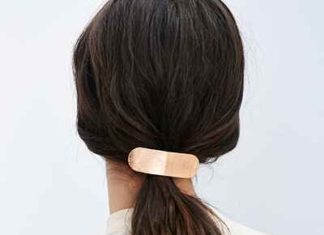 Trendy Hair Style : Carolina Brushed Metal Barrette – Urban Outfitters