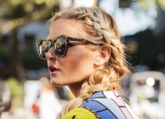 Trendy Hair Style : Cheveux attachés en tresse sur le côté automne-hiver 2016…