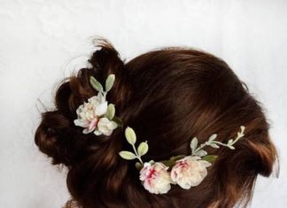 Trendy Hair Style : Coiffure cheveux attachés bouclés hiver 2015 – Cheveux attachés : 45 idées de coiffures chics ou décontractées – Elle