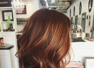 Trendy Hair Style : Gorgeous melted auburn balayage by Chrissy Cunningham IG: Balayage couleur de ch…
