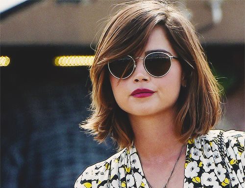 Trendy Hair Style : Jenna Coleman. Glastonbury Festival – 27 June 2015 ……