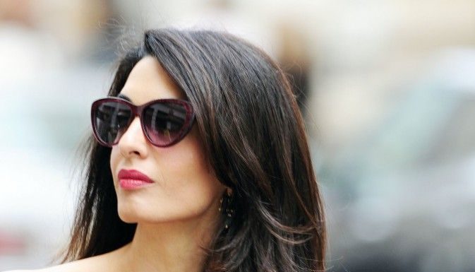 Trendy Hair Style : Photos : Amal Alamuddin : virée colorée et stylée pour la future épouse de G…