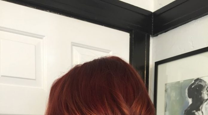 Trendy Hair Style : Rich, deep red with copper balayage. Gigi at Mecca Salon in Sacramento, CA….