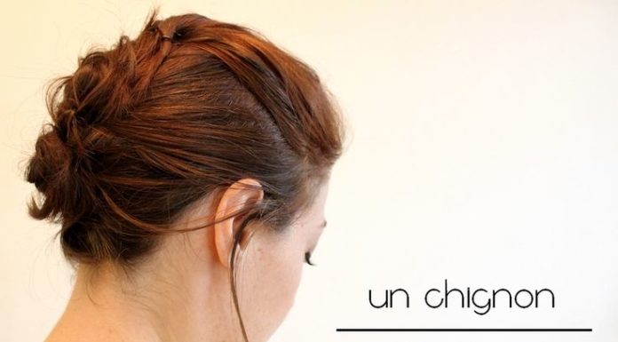 Trendy Hair Style : Tuto coiffure pour cheveux courts : un chignon désordonné // Messy bun…
