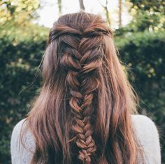 Trendy Hair Style : Une tresse en queue de poisson. Tutoriel photo…