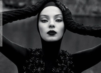 Fashion Editorial : Issa Lish for Vogue Germany (March 2017) by Luigi & Iango