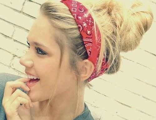 Trendy Hair Style : messy bun…