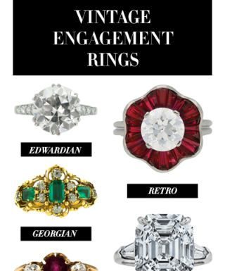 Luxury Jewelry 2017/2018 : Something Old: 50 Vintage Engagement Rings To Shop Now