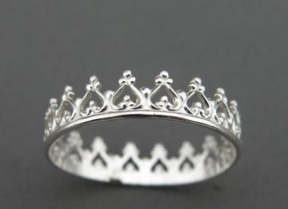 Luxury Jewelry 2017/2018 : Silver Ring – You Are My Princess. $24.00, via Etsy….