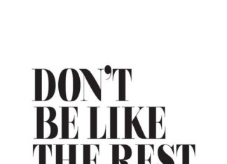 Fashion Quotes : Don't Be Like The Rest Of Them Fashion Print by lettersonlove…