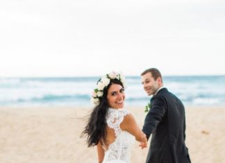 Trendy Wedding Dresses : Hawaii Elopement by Modern Elopement and Sea Light Studios…