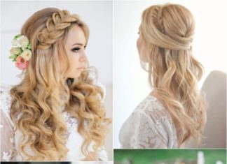 Best Hair Style For Bride : 40 Stunning Half Up Half Down Wedding Hairstyles with Tutorial / www.deerpearlfl…
