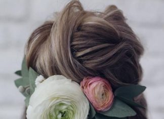 Wedding Hair With Flowers & jewels : Wedding Hairstyles for Long Hair form Tonyastylist | Deer Pearl Flowers…