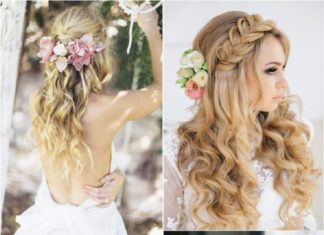 Best Hair Style For Bride : 40 Stunning Half Up Half Down Wedding Hairstyles with Tutorial / www.deerpearlfl…