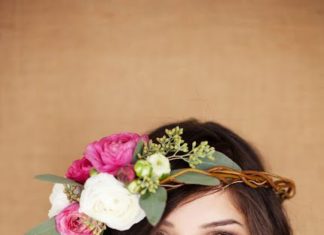 Wedding Hair With Flowers & jewels : …