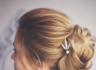 Wedding Hair With Flowers & jewels : …