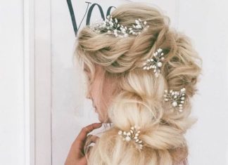Best Hair Style For Bride : Ulyana Aster Long Wedding Hairstyles & Wedding Updos | Deer Pearl Flowers…