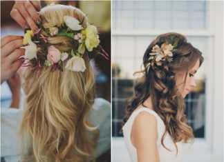 Best Hair Style For Bride : 40 Stunning Half Up Half Down Wedding Hairstyles with Tutorial / www.deerpearlfl…