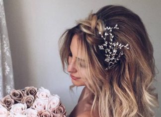 Best Hair Style For Bride : Ulyana Aster Long Wedding Hairstyles & Wedding Updos | Deer Pearl Flowers…