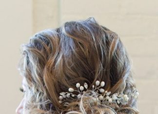 Wedding Hair With Flowers & jewels : Featured Photographer: Patrick Sporleder | Featured Hairstyle: Hair and Make-up …