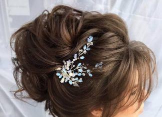 Best Hair Style For Bride : 40 Stuning Long Curly Wedding Hairstyles from Nadi Gerber | Deer Pearl Flowers -…